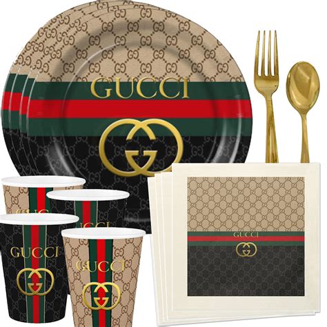 gucci paper napkins|Designer Luxury Tableware Sets, Cups & Plates .